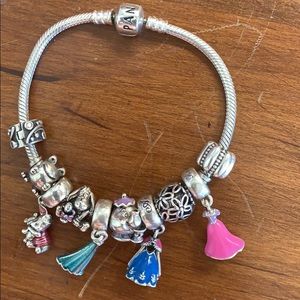 Disney Pandora Bracelet & Disney Pandora Wristlet